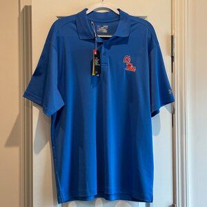 Under Armour Royal Blue Ole Miss Men's Polo